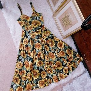 Bernie Dexter Vera dress in sunflowers